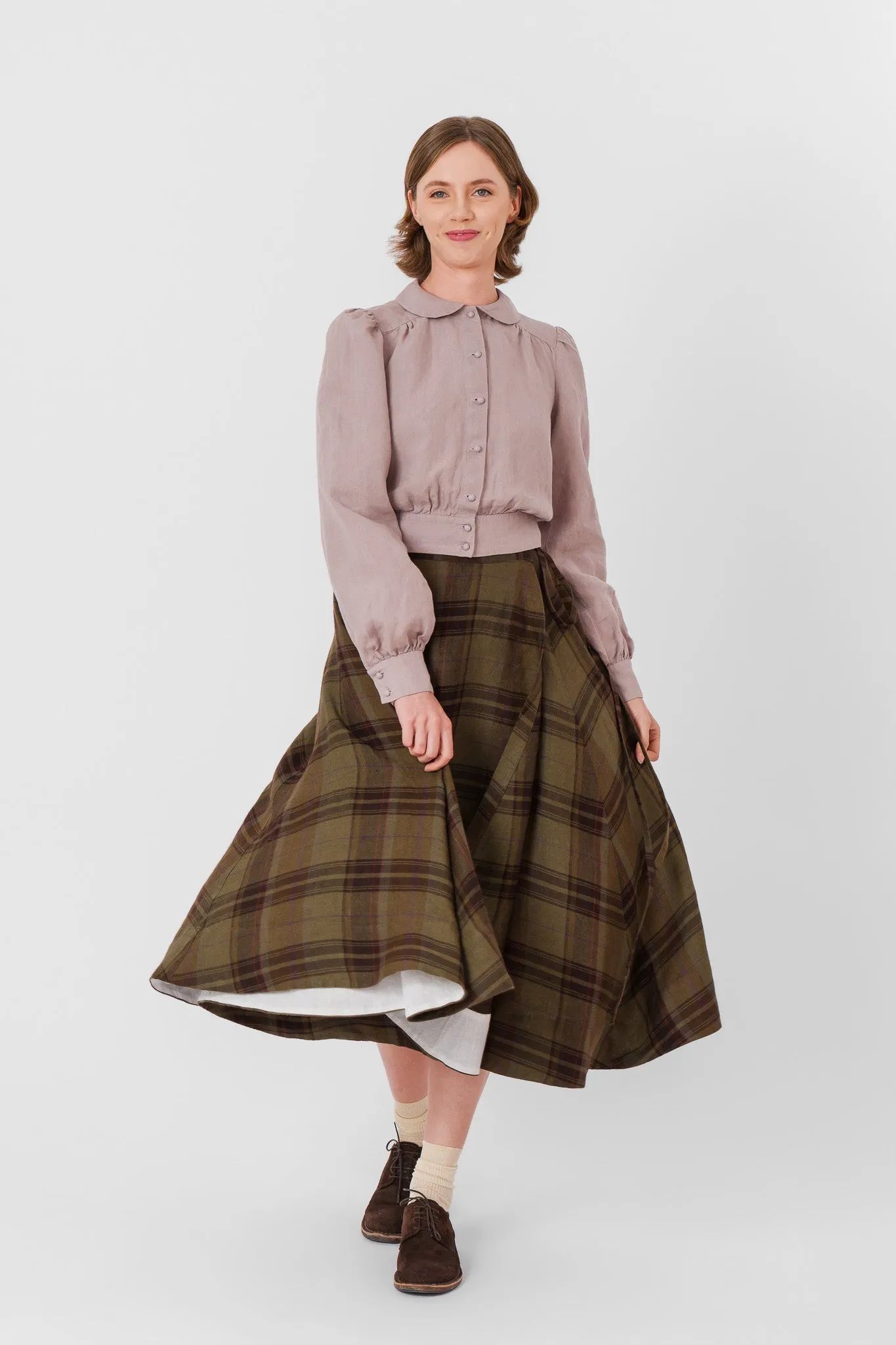 Wrap Skirt, Twill Linen