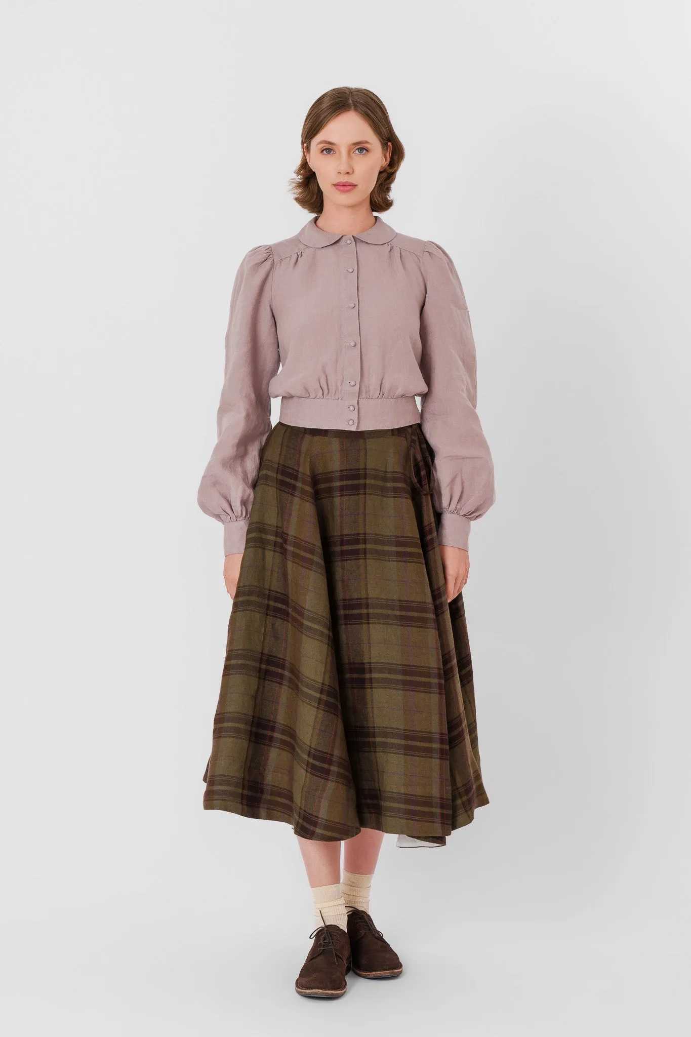 Wrap Skirt, Twill Linen
